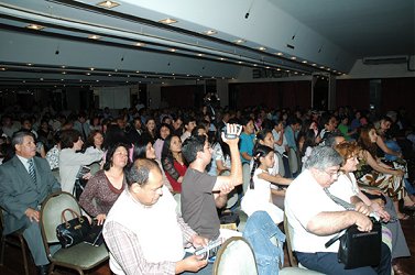 Foto: Vista de los delegados a la asamblea