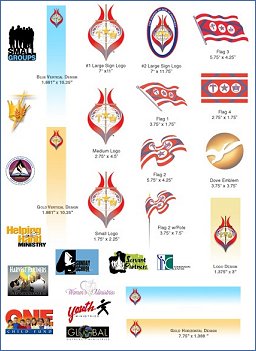 Enlace: Banderas, Logotipos de la Iglesia