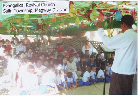 Iglesia Evangélica de Avivamiento en Salin, División Magway.