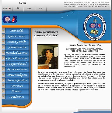 Enlace: Paginas CLB Centro América, México, Caribe Hispano Enlace: Paginas CLB Centro América, México, Caribe Hispano