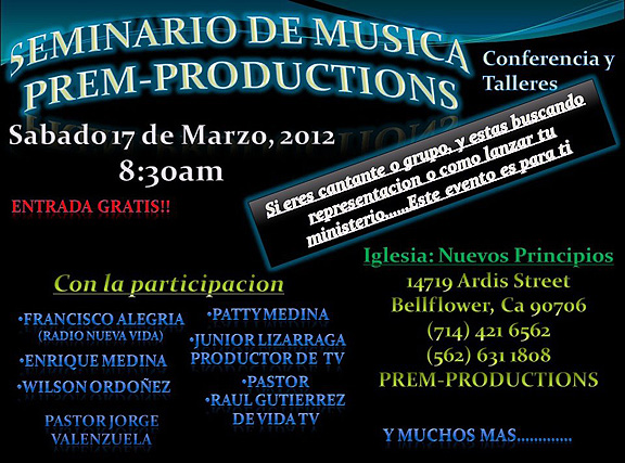 Seminario pre musica