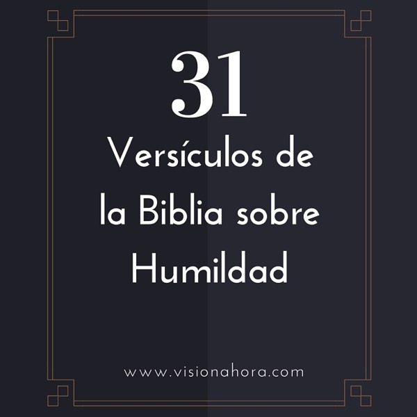 31 versos biblia humildad