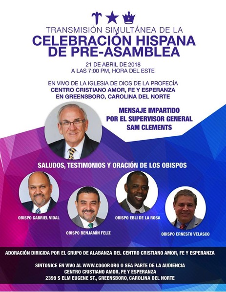 Celebracion Hispana Pre-Asamblea