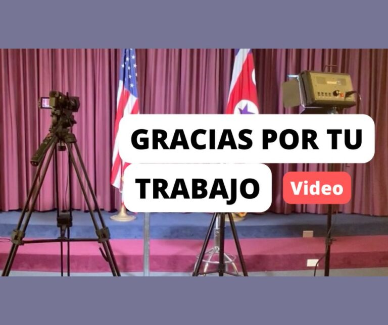 Gracias A Los Que Trabajan en Ministerio Digital y Video en Iglesias IDP