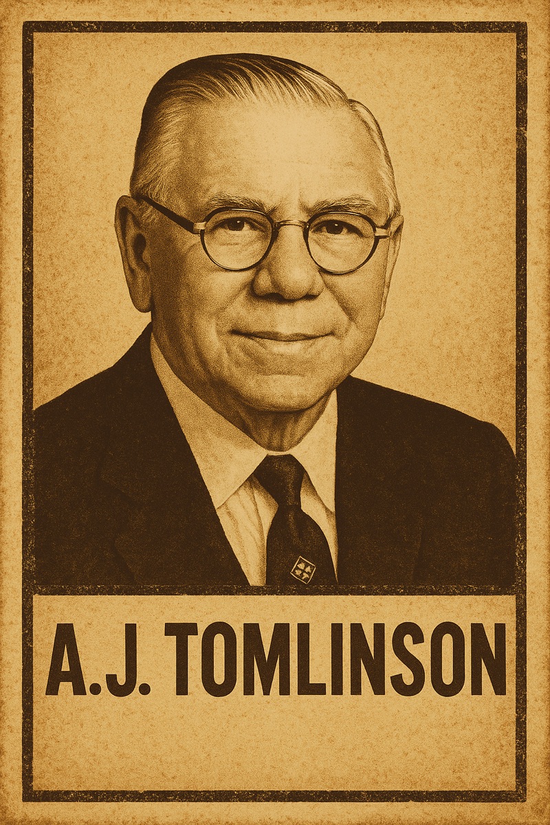 Vintage AJ Tomlinson Poster med
